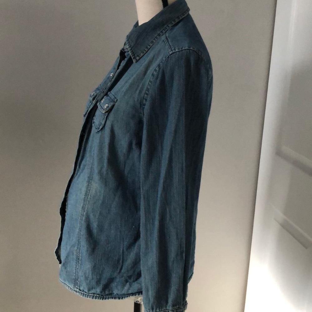 ❤️3X20 MOTHERHOOD NURSING WEAR JEANS TOP - Picture 2 of 6